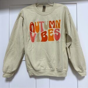 Autumn Vibes Crewneck Sweatshirt Size S